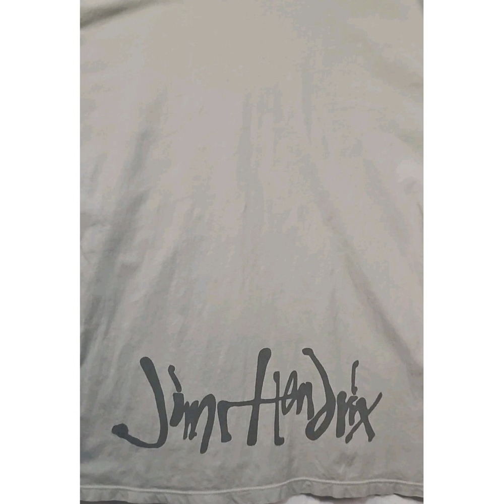 RIFF STARS , Jimi Hendricks B/W Graphic On Taupe Gray T_shirt , Xl , Unisex - Picture 3 of 3